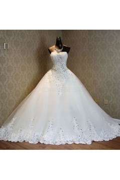 Sparkly Lace Bridal Ball Gown Crystal Wedding Dresses Bridal Gowns 3030123