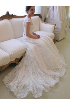 A-Line Lace Bridal Wedding Dresses Bridal Gowns 3030125