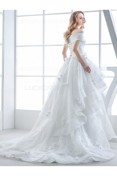 Ball Gown Off-the-Shoulder Lace Wedding Dresses Bridal Gowns 3030135