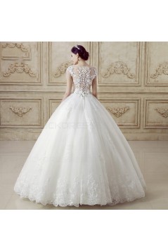 Ball Gown Lace Tulle Wedding Dresses Bridal Gowns 3030142