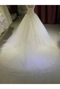 Tulle Ball Gown Sparkly Wedding Dresses Bridal Gowns 3030146