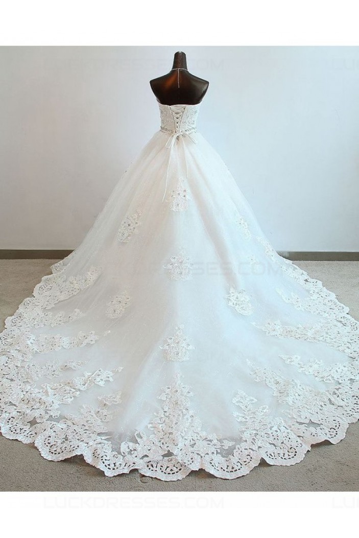 Ball Gown Sweetheart Lace Wedding Dresses Bridal Gowns 3030166