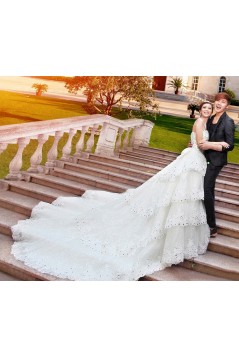 Ball Gown Crystal Lace Wedding Dresses Bridal Gowns 3030182