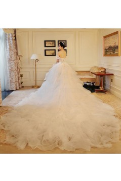 Ball Gown Off-the-Shoulder Wedding Dresses Bridal Gowns 3030233