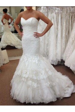 Mermaid Sweetheart Lace Wedding Dresses Bridal Gowns 3030248