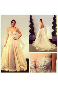 A-Line Sheer Lace Wedding Dresses Bridal Gowns 3030272