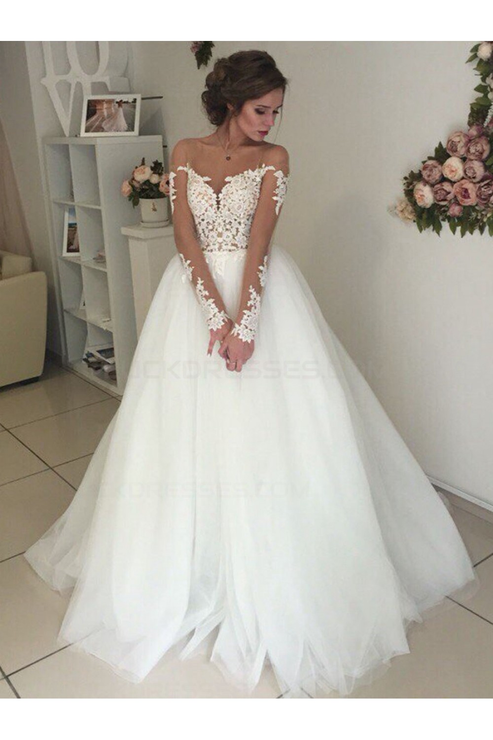Best Wedding Dresses With Sleeves And Lace  Check it out now 